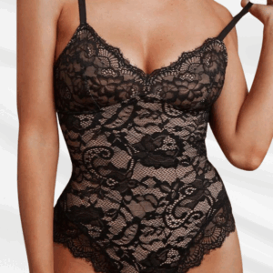 Body gainant dentelle noir